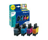 Pelikan Promo Pack P07 - 4er-Pack - Schwarz, Gelb, Cyan, Magenta - kompatibel - Tintenpatrone (Alternative zu: Brother LC900BK, Brother LC900C, Brother LC900M, Brother LC900Y)
