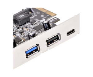 Silverstone ECU05 - USB adapter - PCIe 2.0 x2 low -profiles - USB -C 3.1 x 1 + USB 3.0 x 2 + USB 3.0 (internal)