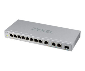 ZyXEL XGS1250-12 - Switch - managed - 8 x 10/100/1000 + 3 x 100/1000/2.5G/5G/10GBase-T + 1 x SFP+