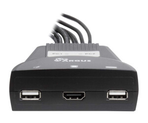 Inter-Tech Argus KVM-LS-21HA HDMI-KVM/Audio-Switch-2 x KVM/Audio