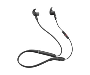 Jabra Evolve 65e UC - earphones with microphone - in the ear