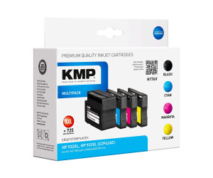 KMP Multipack H174V - 4 -pack - size XXL - black, yellow,...