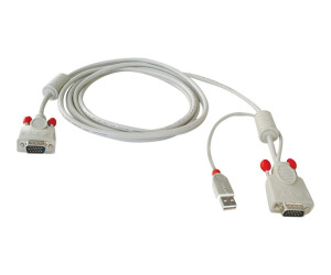 Lindy Combined KVM Cable- keyboard / video / mouse- (KVM-)