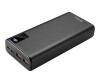 SANDBERG Powerbank - 20000 mAh - 74 Wh - 20 Watt - 3 A - PD, QC 3.0 - 3 Ausgabeanschlussstellen (2 x USB, 24 pin USB-C)