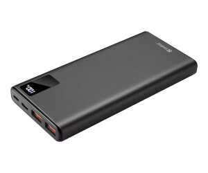 Sandberg Powerbank - 10000 mAh - 37 Wh - 20 watts - 3 A -...