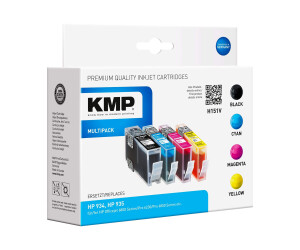 KMP Multipack H151V - 4 -pack - black, yellow, cyan,...
