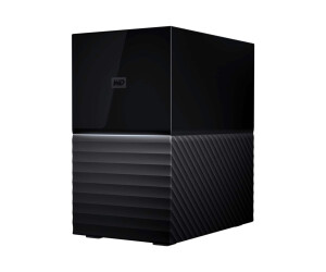 WD My Book Duo WDBFBE0200JBK - Festplatten-Array - 20 TB - 2 Schächte - HDD 10 TB x 2 - USB 3.1 (extern)