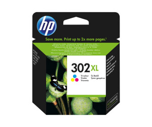 HP 302XL - high productive - color (cyan, magenta, yellow)