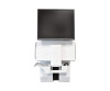 Ergotron - StyleView Vertical Lift Patient Room 60-609-216 - Wandhalterung vertikal für Monitor Tastatur Maus 22,9 cm Hub 14,9 kg VESA 75x75 100x100 Weiß bis 24 Zoll
