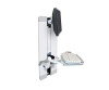 Ergotron - StyleView Vertical Lift Patient Room 60-609-216 - Wandhalterung vertikal für Monitor Tastatur Maus 22,9 cm Hub 14,9 kg VESA 75x75 100x100 Weiß bis 24 Zoll