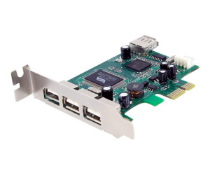 StarTech.com 4 Port USB 2.0 HighSpeed PCI Express Low...
