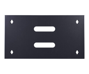 StarTech.com Halterung für Patchpanel, 6U Rack für Wandmontage, Befestigung für Netzwerk-Geräte, robuste Konstruktion, Slotblech für Patchfeld, 35,5 cm tief, in Schwarz - Gehäuse - geeignet für Wandmontage - Schwarz - 6U - 48.3 cm (19")