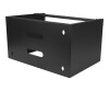 StarTech.com Halterung für Patchpanel, 6U Rack für Wandmontage, Befestigung für Netzwerk-Geräte, robuste Konstruktion, Slotblech für Patchfeld, 35,5 cm tief, in Schwarz - Gehäuse - geeignet für Wandmontage - Schwarz - 6U - 48.3 cm (19")