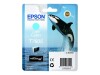 Epson T7605 - 26 ml - hell Cyan - original - Blisterverpackung