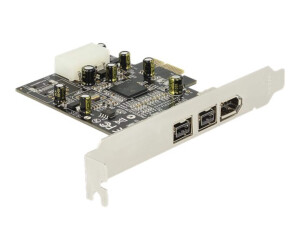 Delock PCI Express Card Firewire A / B - video recording adapter