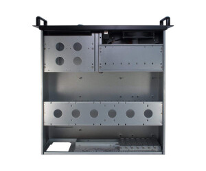 Inter-Tech VALUE - Griff für Rackmontagegehäuse - 120 mm - Schwarz - 4U - 48.3 cm (19")