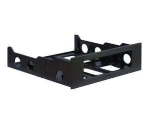Inter-Tech VALUE - Griff für Rackmontagegehäuse - 120 mm - Schwarz - 4U - 48.3 cm (19")