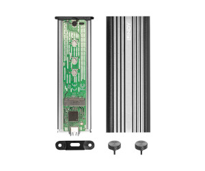 Lindy Speichergehäuse - M.2 - M.2 NVMe Card - USB 3.2 (Gen 2x2)