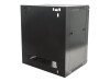 Intellinet Network Cabinet, Wall Mount (Standard), 6U, Usable Depth 260mm/Width 510mm, Black, Flatpack, Max 60kg, Metal & Glass Door, Back Panel, Removeable Sides, Suitable also for use on desk or floor, 19",Parts for wall install (eg screws/rawl plugs)