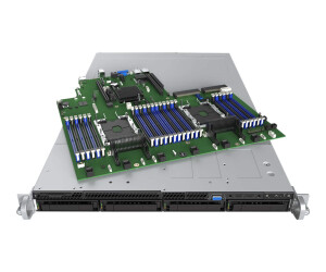 Intel Server System R1304WFTYSR - Server - Rack Montage - 1U - Zweiway - No CPU - RAM 0 GB - SATA - Hot -Swap 6.4 cm, 8.9 cm (2.5 ", 3.5")