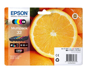 Epson 33 MultiPack - 5 -pack - 24.4 ml - black, yellow,...