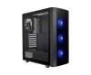Thermaltake Versa J25 - Tempered Glass RGB Edition - Tower - ATX - Seitenteil mit Fenster (gehärtetes Glas)