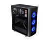 Thermaltake Versa J25 - Tempered Glass RGB Edition - Tower - ATX - Seitenteil mit Fenster (gehärtetes Glas)