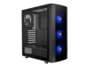 Thermaltake Versa J25 - Tempered Glass RGB Edition - Tower - ATX - Seitenteil mit Fenster (gehärtetes Glas)