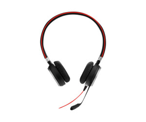 Jabra Evolve 40 MS stereo - Headset - On-Ear