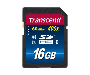 Transcend Premium - Flash memory card - 16 GB