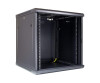 Inter-Tech SMA-6612 - Gehäuse - geeignet für Wandmontage - Schwarz, RAL 9005 - 12U - 48.3 cm (19")
