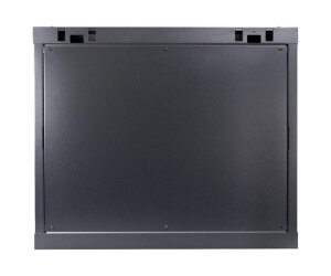 Inter-Tech SMA-6409 - Gehäuse - geeignet für Wandmontage - Schwarz, RAL 9005 - 9U - 48.3 cm (19")