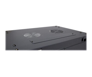 Inter-Tech SMA-6409 - Gehäuse - geeignet für Wandmontage - Schwarz, RAL 9005 - 9U - 48.3 cm (19")