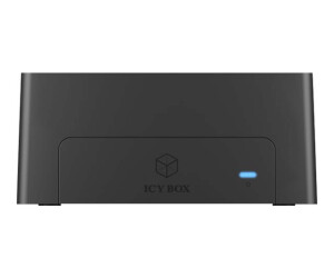 Icy Box Icy Box IB-1121-C31-HDD docking station with blue LED front, fanless shafts: 1-2.5 " / 3.5" shared (6.4 cm / 8.9 cm shared)