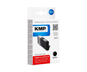 KMP C111 - 9.8 ml - black - compatible - ink tank...