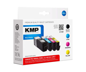 KMP MULTIPACK C110V - 4er-Pack - Gr&ouml;&szlig;e XXL -...
