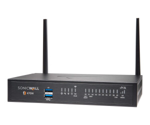 SonicWALL TZ470W - Sicherheitsger&auml;t - 1GbE, 2.5GbE