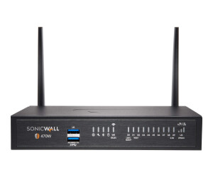 Sonicwall TZ470W - safety device - GIGE, 2.5 giges