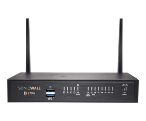 SonicWALL TZ270W - Advanced Edition - Sicherheitsgerät - GigE - Wi-Fi 5 - 2.4 GHz, 5 GHz - onicWALL Secure Upgrade Plus Programm (3 Jahre Option)
