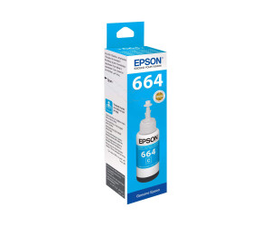 Epson T6642 - 70 ml - Cyan - original - Nachf&uuml;lltinte