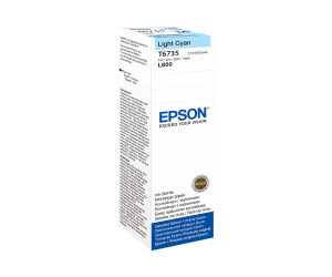 Epson T6735 - 70 ml - Hell Cyan - Original - Refilling ink