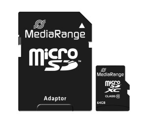 Mediarange flash memory card (Microsdxc-A-SD adapter...