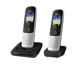 Panasonic KX -TGH722G - cordless telephone - answering machine with number display/knocking function