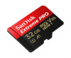SanDisk Extreme Pro - Flash-Speicherkarte (microSDXC-an-SD-Adapter inbegriffen)