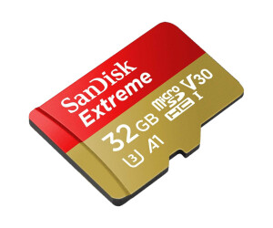 Sandisk Extreme-Flash memory card (MicroSDHC/SD adapter...