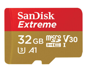 Sandisk Extreme-Flash memory card (MicroSDHC/SD adapter...