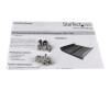 Startech.com 2HE Universal Rack Mount Subject ventilated and frankly for 19 servers RACKS - 16ZOLL, Schwarz (Cabshelfv)