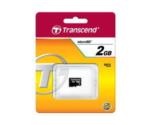 Transcend Flash memory card - 2 GB - microSD
