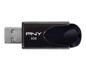 PNY Attaché 4 - USB-Flash-Laufwerk - 8 GB - USB