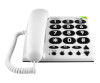 Doro PhoneEasy 311c - Telefon mit Schnur - weiß